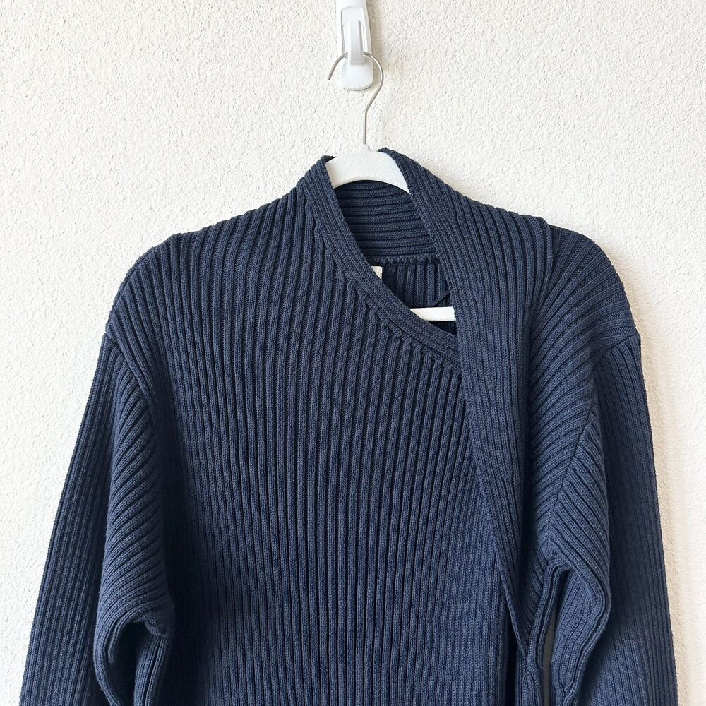 NWT Free People Beach Alba Sweater Tunic Dress in Navy Blue Size Small - Picture 6 of 9